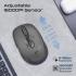 Promate Blix-3M Computer Mouse, Adjustable 1600DPI Sensor, 7D Silent Precision, OLED Smart Display, RGB Ambient Lighting, Rechargeable Battery, Bluetooth 5.1, Black